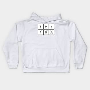 Edinburg City | Periodic Table of Elements Kids Hoodie